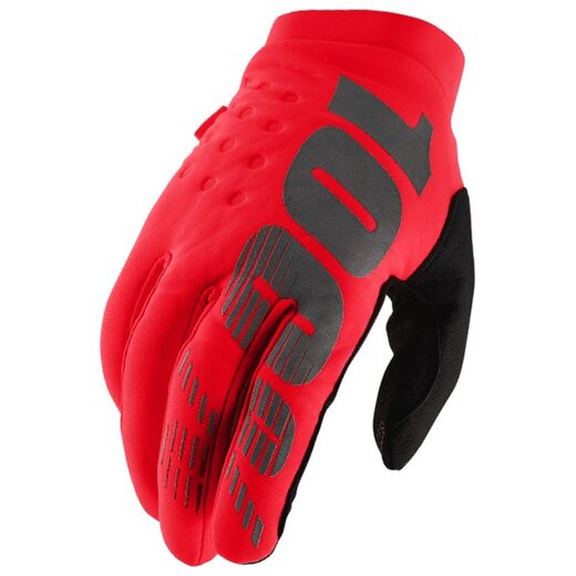 Мотоперчатки 100% Brisker Glove (Red, L, 2021 (10016-003-12)) pitbikemarket.ru