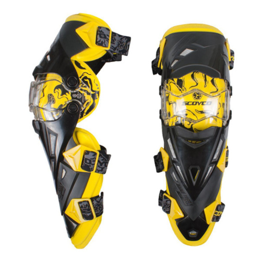 Защита колена SCOYCO K12 желтая pitbikemarket.ru