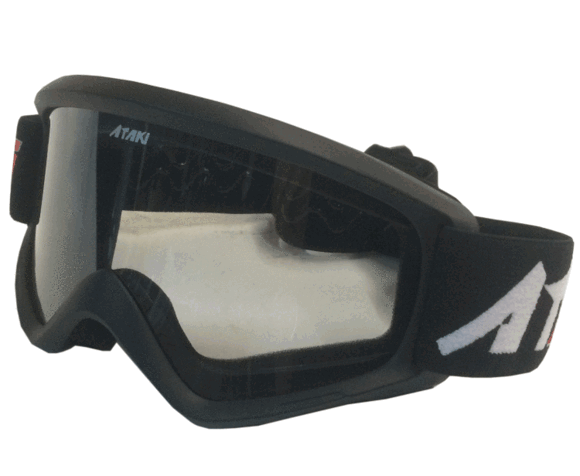 Очки для мотокросса ATAKI HB-319 черные матовые pitbikemarket.ru