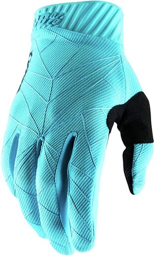 Мотоперчатки 100% Ridefit Glove Ice Blue/Black L (10014-215-12) pitbikemarket.ru