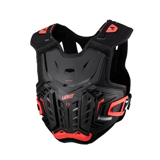 Защита панцирь подростковый Leatt Chest Protector 2.5 Junior (Black/Red, S/M, 2022 (5022151390)) pitbikemarket.ru