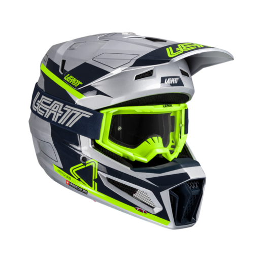 Мотошлем Leatt Moto 3.5 Helmet Kit (Steel, M, 2025 ) pitbikemarket.ru