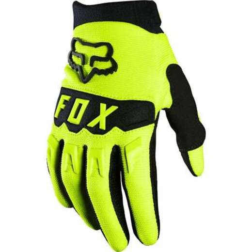 Мотоперчатки подростковые Fox Dirtpaw Race Youth Glove Flow Yellow YM (23959-130-YM) pitbikemarket.ru