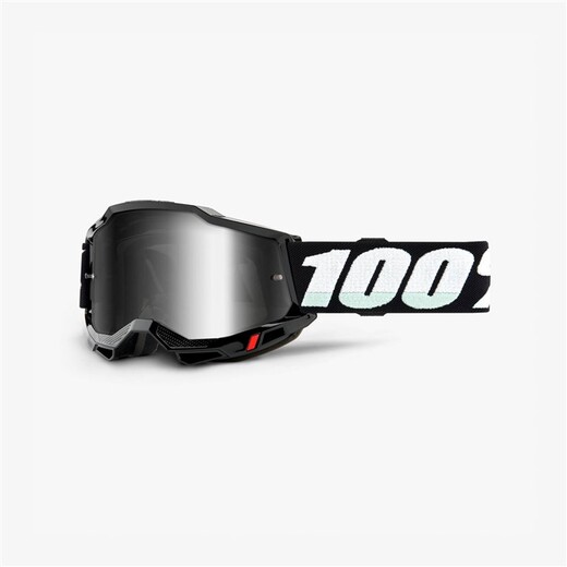 Очки 100% Accuri 2 Goggle Black / Mirror Silver Lens (50221-252-01) pitbikemarket.ru
