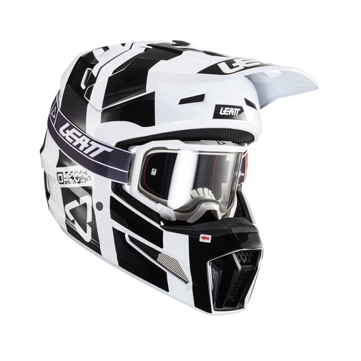 Мотошлем Leatt Moto 3.5 Helmet Kit (Black/White, S, 2024 (1024060381)) pitbikemarket.ru