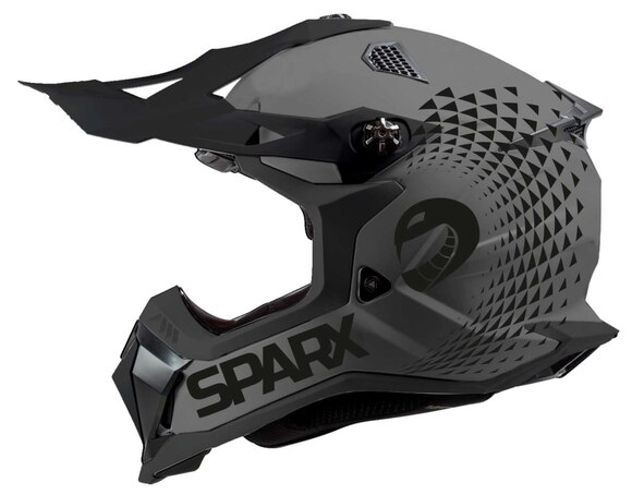 Шлем эндуро SPARX Raptor (JH-601) (серо-черный, XL) pitbikemarket.ru