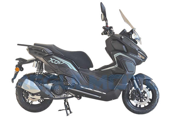 Скутер Regulmoto XDV TRAVELER (LJ-1) (Черный) pitbikemarket.ru
