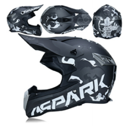 Шлем кроссовый 188 "Spark" black matt XL pitbikemarket.ru