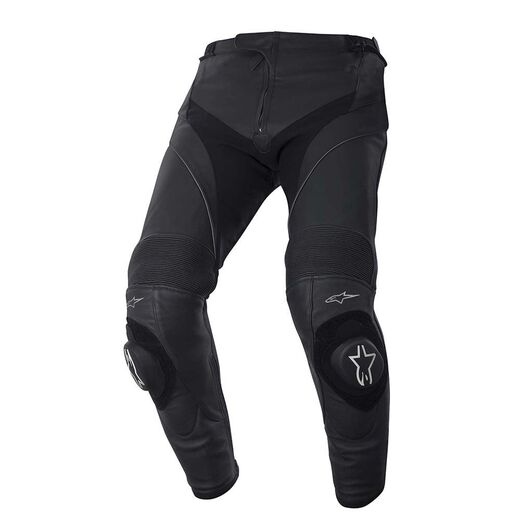 Мотобрюки кожаные MISSILE V2 LEATHER PANTS черные, 10, 46 pitbikemarket.ru