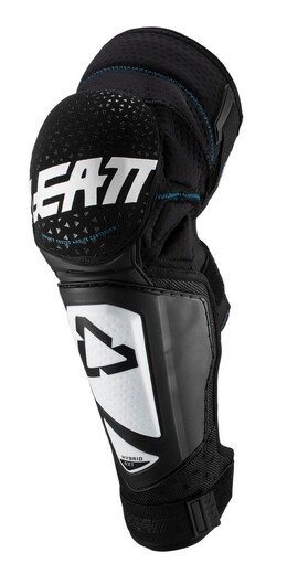 Наколенники подростковые Leatt 3DF Hybrid Knee & Shin Guard EXT Junior (White/Black, OS, 2022 (5019410190)) pitbikemarket.ru
